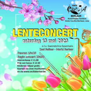 LENTECONCERT 13 mei 2023 @ Zaal Ballaer Berlaar | Berlaar | Vlaams Gewest | België