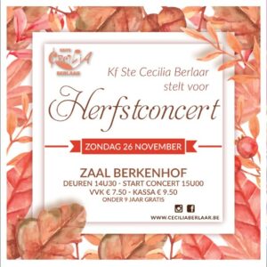 Herfstconcert @ Zaal Berkenhof | Berlaar | Vlaams Gewest | België